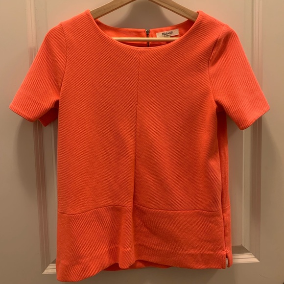 Madewell Coral Bistro Top - Picture 1 of 5
